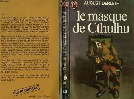 LE MASQUE DE CTHULHU - THE MASK OF CTHULHU. DERLETH AUGUST