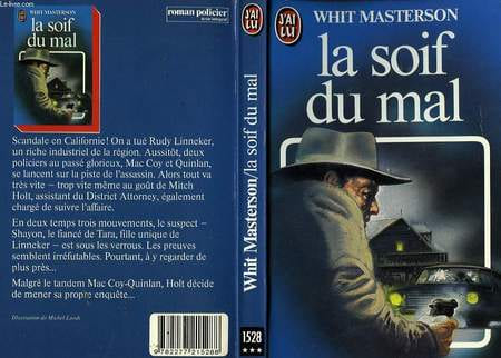LA SOIF DU MAL - BADGE OF EVIL. MASTERSON WHIT