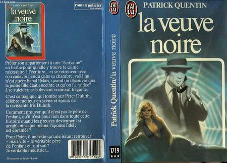 LA VEUVE NOIRE - THE BLACK WIDOW. QUENTIN PATRICK