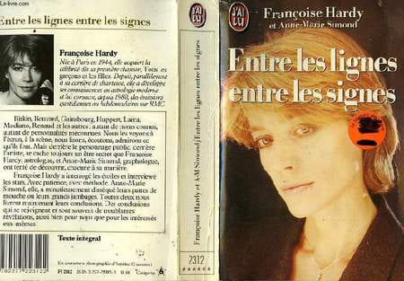 ENTRE LES LIGNES ENTRE LES SIGNES. HARDT FRANCOISE / SIMMOND ANNE-MARIE