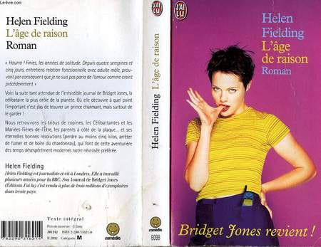 "BRIDGET JONES ""L' AGE DE RAISON"" - THE EDGE OF REASON". FIELDING HELEN