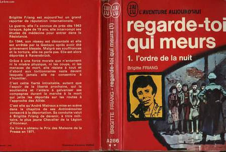 "REGARDE-TOI QUI MEURS - TOME 1 - ""L'ORDRE DE LA NUIT"""