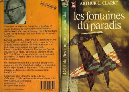 LES FONTAINES DU PARADIS (The foutains of paradise). CLARKE ARTHUR C.