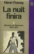 LA NUIT FINIRA TOME 1 MEMOIRES DE RSISTANCE 1940 1943. FRENAY HENRI