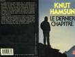 LE DERNIER CHAPITRE. HAMSUN KNUT