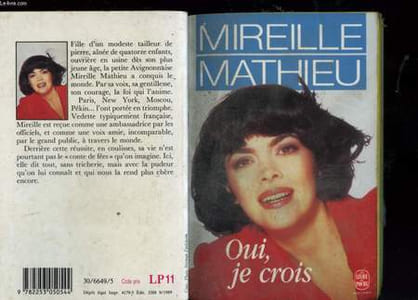 OUI, JE CROIS