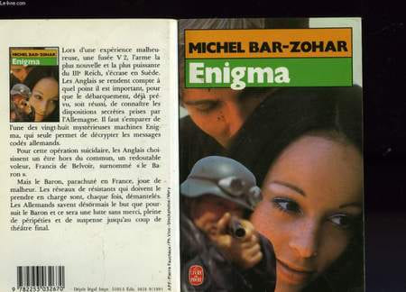 ENIGMA - LA 28EME ENIGMA. BAR-ZOHAR MICHEL