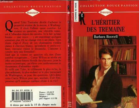 L'HERITIER DES TREMAINE - TRIPLE TREAT. BOSWELL BARBARA