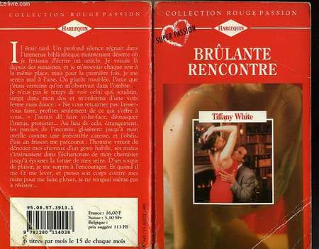 BRULANTE RENCONTRE - A KISS IN THE DARK. WHITE TIFFANY