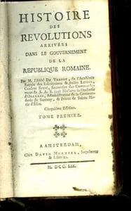 Histoire des révolutions arrivées dans le gouvernement de la république romaine. Tome Premier