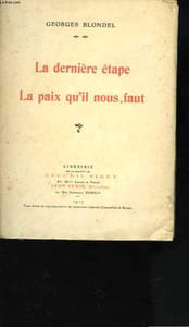 La dernière étape. La paix qu'il nous faut