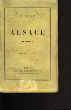 Alsace. 1871 - 1872. ABOUT E.