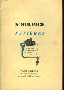St Sulpice de Favières... la plus belle église de village de France. SJÖBERG Yves