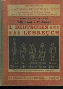 Premier livre de cours : Allemand, 1ère année