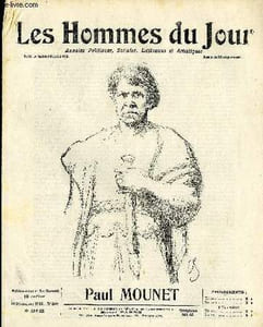 LES HOMMES DU JOUR N° 309. PAUL MOUNET.