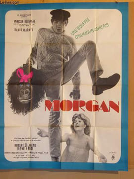 AFFICHE DE CINEMA - MORGAN. VANESSA REDGRAVE - DAVID WARNER