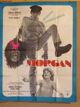 AFFICHE DE CINEMA - MORGAN. VANESSA REDGRAVE - DAVID WARNER