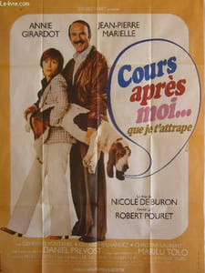 AFFICHE DE CINEMA - COURS APRES MOI ... QUE JE T'ATTRAPE