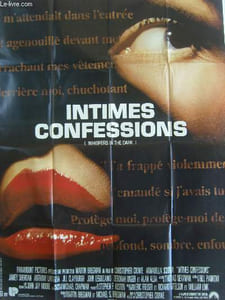 AFFICHE DE CINEMA - INTIMES CONFESSIONS