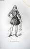 GRAVURE 19eme NOIR ET BLANC - LOUIS 13. LACROIX PAUL