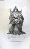 GRAVURE 19eme NOIR ET BLANC - CHRISTINE DE FRANCE. LACROIX PAUL