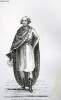 GRAVURE 19eme NOIR ET BLANC - COSTUME DES MEMBRES DU CONSEIL DES ANCIENS. LACROIX PAUL