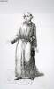 GRAVURE 19eme NOIR ET BLANC - COSTUME DE THEOPHILANTHROPES. LACROIX PAUL