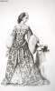 GRAVURE 19eme NOIR ET BLANC - FRANCOISE DE FOIX. LACROIX PAUL