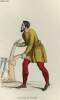 GRAVURE 19eme COULEURS - LABOUREUR. LACROIX PAUL