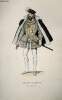GRAVURE 19eme COULEURS - FRANCOIS DE LORRAINE. LACROIX PAUL