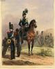 GRAVURE 19eme COULEURS - GALERIE MILITAIRE - N°77 - ARMEE BELGE - N°15 - ARTILLERIE A CHEVAL. RIGO FRERES ET CIE