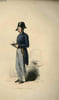 GRAVURES 19eme COULEURS - LE SEGENT DE VILLE. PAUQUIET - GERARD