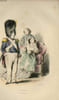 GRAVURES 19eme COULEURS - VOLTIGEURS - GARDE NATIONAL. PAUQUIET