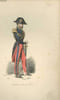 GRAVURES 19eme COULEURS - OFFICIER D'ETAT-MAJOR. PAUQUIET - GUSMAN A.