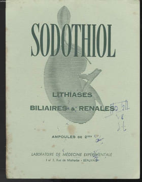 BUVARD - SODOTHIOL. LABORATOIRE DE MEDECINE EXPERIMENTALE
