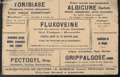 BUVARD - FLUXOVEINE