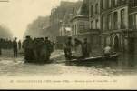 CARTE POSTALE - 48 - INONDATION DE PARIS - JANVIER 1910 - SAUVETAGE QUAI DE TOURNELLES. ***