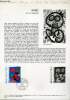 DOCUMENT PHILATELIQUE OFFICIEL N°22-74 - MIRO OEUVRE ORIGINALE - ARPHILA75'' (N°1811 YVERT ET TELLIER). MIRO