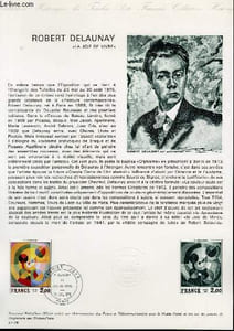 "DOCUMENT PHILATELIQUE OFFICIEL N°27-76 - ROMBERT DELAUNAY ""LA JOIE DE VIVRE"" (N°1869 YVERT ET TELLIER)"
