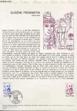 DOCUMENT PHILATELIQUE OFFICIEL N°33-76 - EUGENE FROMENTIN 1820-1876 (N°1897 YVERT ET TELLIER). AUDEFOTTO