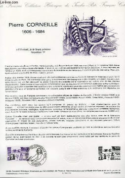 DOCUMENT PHILATELIQUE OFFICIEL N°34-84 - PIERRE CORNEILLE 1606-1684 (N°2329A YVERT ET TELLIER). COMBET J.