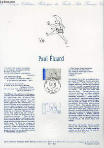 DOCUMENT PHILATELIQUE OFFICIEL N°02-91 - PAUL ELUARD (N°2681 YVERT ET TELLIER)