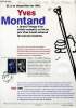 DOCUMENT PHILATELIQUE OFFICIEL - YVES MONTAND 1921-1991 (N°2901 YVERT ET TELLIER). MIEHE-SIRAN