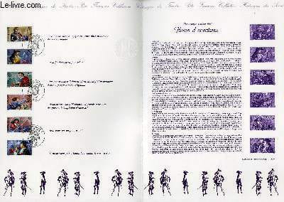 DOCUMENT PHILATELIQUE OFFICIEL - SERIE PERSONNAGES CELEBRES : HEROS DE ROMANS D'AVENTURES (N°3121 YVERT ET TELLIER). CODA G. - HOCHAIN S.