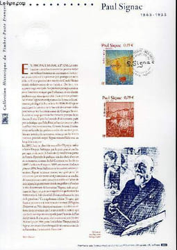 DOCUMENT PHILATELIQUE OFFICIEL - PAUL SIGNAC 1863-1935 (N°3584 YVERT ET TELLIER). JUMELET