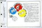 FEUILLET ARTISTIQUE PHILATELIQUE - CEF - N&deg; 518 - FRANCE 1979 - CHAMPIONNAT DU MONDE DE JUDO. COLLECTIF