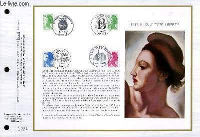 FEUILLET ARTISTIQUE PHILATELIQUE - CEF - N° 873 - REPUBLIQUE TYPE LIBERTE