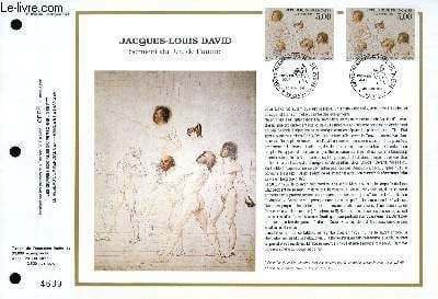 FEUILLET ARTISTIQUE PHILATELIQUE - CEF - N° 956 - JACQUES-LOUIS DAVID - SERMENT DU JEU DE PAUME