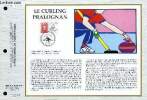 FEUILLET ARTISTIQUE PHILATELIQUE - CEF - N° 1039 - LE CURLING PRALOGNAN. COLLECTIF - BRIDOUX CHARLES