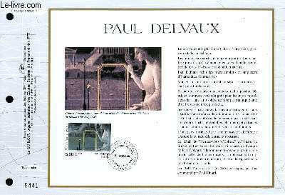 FEUILLET ARTISTIQUE PHILATELIQUE - CEF - N° 1108 - PAUL DELVAUX